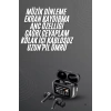 Nevamel® Kulak İçi Bluetooth Kulaklık Ekranlı Müzik Dinleme Çağrı Cevaplama Siyah Yeni Nesil
