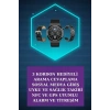 Nevamel® Kulak İçi Kablosuz Bluetooth Kulaklık ve NFC ve GPS Özellikli Akıllı Saat Alarm ve Titreşim
