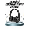 Nevamel® Kulak Üstü Bluetooth Kulaklık Yüksek Ses Kaliteli Ayarlanabilir