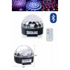Nevamel Küre Disko Topu Müzik Çalar Renkli Lazer Işıklı Bluetooth Disko Parti Işığı Kumandalı