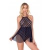Nevamel® Lacivert Bodysuit Gecelik