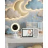 Nevamel® LCD Ekranlı Bebek İzleme Kamerası Ninnili Gece Görüşlü Güvenlik Sistemi