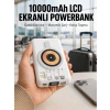 Nevamel® LCD Göstergeli Manyetik Powerbank Type C USB Girişli Yeni Nesil