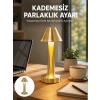 Nevamel® LED Masa Lambası 3 Renk Ayarlı Şarjlı Kablosuz Modern Tasarım Yeni Nesil