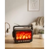 Nevamel® LED Şömine Efektli Kablosuz Hoparlör FM Radyo Müzik Çalar