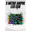 Nevamel® Ledli Fişli Led Dekor Lambası 5M RGB Yılbaşı Ağacı Işığı