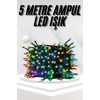 Nevamel Ledli Fişli Led Dekor Lambası 5M RGB Yılbaşı Ağacı Işığı