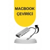 Nevamel Macbook Pro/air Uyumlu USB Type-C 8 In 1 Hub Dönüştürücü Çevirici Çoklayıcı USB Hdmı Micro Sd 8 Girişli