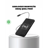 Nevamel® Manyetik Kablosuz Şarj Pedi 15W Hızlı Şarj Kaymaz Silikon Qi Destekli