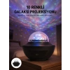 Nevamel® Masa ve Gece Lambası Renkli Projektör Işıklı Disko Topu Bluetooth Hoparlör