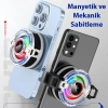Nevamel® MEMO CX16 iOS Android Soğutucu 15W15W Manyetik RGB Telefon Soğutucu – Anında Hızlı Soğutma Sessiz Fan Tüm Akıllı Telefonlarla Uyumlu-(5775)