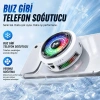 Nevamel® Memo CX20 iOS Android Soğutucu 20W Manyetik RGB Telefon Soğutucu –Anında Hızlı SoğutmaSessiz Fan Soğutma-(5775)