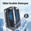 Nevamel MEMO DL10 Dijital Gösterge 2000mAh Powerbankli Telefon Soğutucu Fan Radyatör