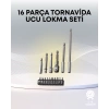 Nevamel® Metal Gövdeli 16lı Bits Seti Çok Fonksiyonlu Tamir Aleti