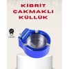 Nevamel® Metal Küllük ve Çakmak Seti Yuvarlak Modern Tasarım