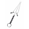 Nevamel® Metal Penis Halkalı Meme Kelepçeleri, Gümüş, 60 Cm