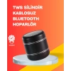 Nevamel® Mini Silindir Kablosuz Hoparlör Güçlü Ses 4W Bas + TWS Senkron Özellik