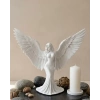 Nevamel® Minimalist Melek İnsan Figürlü 3D Heykel Dekoratif Biblo Ev Dekoru