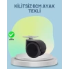 Nevamel® Mobilya Tekerleği 6 cm Kilitsiz Tekli Satış