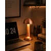 Nevamel® Modern Bronz Mantar Masa Lambası LED Dokunmatik Dekoratif Aydınlatma