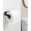 Nevamel® Modern Siyah Tuvalet Kağıtlığı Duvar Tipi Minimal Tasarım Peçetelik