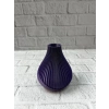 Nevamel® Mor Çizgili Dekoratif Vazo 11 cm Modern Tasarım Aksesuar