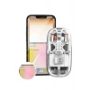 Nevamel Mouse Fare Kablosuz Mouse Fare Şarjlı Bluetooth Sessiz 5 Tuşlu Şeffaf