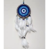 Nevamel Nazar Boncuğu Desenli Dream Catcher El Yapımı Kuş Tüylü Rüya Kapanı Duvar Süsü