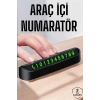 Nevamel Numaralık Araç İçi Araba Araç Park Numaratör Telefon Numarası Yazma
