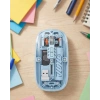 Nevamel® Ofis ve Günlük Kullanım İçin Mavi Bluetooth Kablosuz Mouse