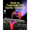 Nevamel P5 Retro GamePad – 520 Klasik Oyunlu Tak-Çalıştır Mini Konsol