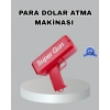 Nevamel® Para Saçma Makinesi Kırmızı Model 100’lü Sahte Para Hediyeli