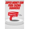 Nevamel® Para Saçma Tabancası Kırmızı Para Fırlatma Oyuncağı Parti Eğlencesi