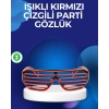 Nevamel® Parti ve Festival Aksesuarı LED Işıklı Gözlük