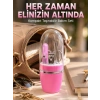 Nevamel® Pembe Manikür Pedikür Bakım Seti Cımbız Tırnak Makası Makas Törpü