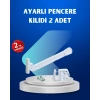 Nevamel® Pencere Güvenlik Kilidi Açılma Sınırlayıcı Aparat 2 Adet