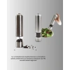 Nevamel® Pilli Otomatik Baharat Değirmeni Tek Tuşla Kolay Kullanım