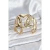Nevamel® Pirinç Gold Renk Vintage Kadın Bileklik 5886