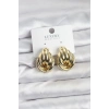 Nevamel® Pirinç Gold Renk Vintage Kadın Küpe 5886