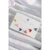 Nevamel® Pirinç Rengarenk Mineli Minimal Kelebek Küpe Seti 5886