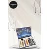 Nevamel® Powerbank Bluetooth Kulaklık Ve Akıllı Saat 7 Kordonlu Metal Kordon Plastik Kordon
