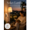 Nevamel® Priz Lambası Esnek Kollu Yatak Başı Aydınlatma