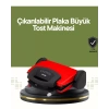 Nevamel® Profesyonel 2000W Tost Makinesi – Ayarlanabilir Termostat ve Çıkarılabilir Plaka