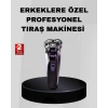 Nevamel® Profesyonel Şarjlı Tıraş Makinesi Ayarlanabilir Başlıklı Kablosuz