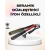 Nevamel Profesyonel Titanyum Saç Düzleştirici – Ayarlanabilir Isı ve Hızlı Isınma Özellikli