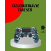 Nevamel® PS4 Kablosuz Oyun Kolu Gecikmesiz Bağlantılı Ergonomik Tasarımlı