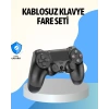 Nevamel® PS4 Uyumlu Kablosuz Oyun Kolu Ergonomik Çift Titreşimli