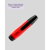Nevamel® Raks Kırmızı Tüy Temizleme Cihazı Kulak Burun Pilli Ergonomik