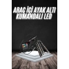 Nevamel® RGB Işıklı Araç İçi Aydınlatma Kumandalı 12li Led Işık Renk Değiştirebilen