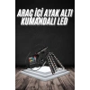 Nevamel RGB Işıklı Araç İçi Aydınlatma Kumandalı 12li Led Işık Renk Değiştirebilen